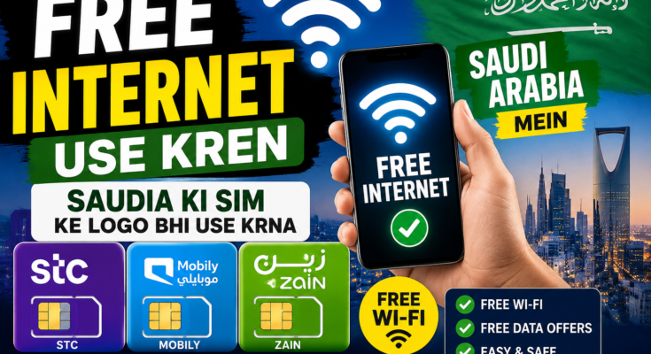 Free Internet in Saudi Arabia 2026 – Public WiFi, Free Data Offers, and SIM Internet Guide